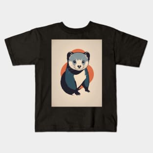 Ferret 4 - Japanese Old Vintage Kids T-Shirt